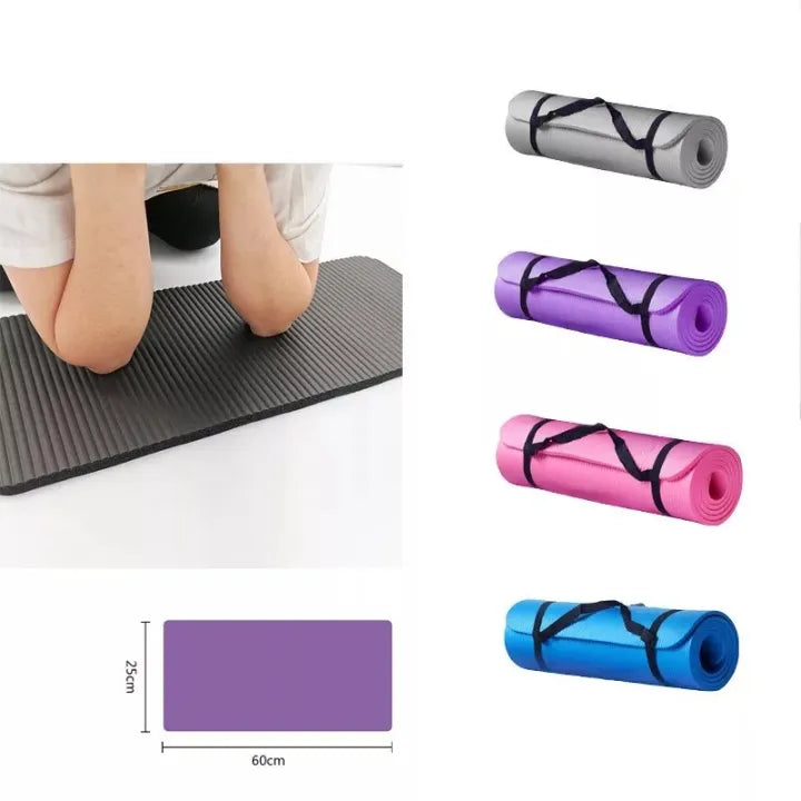 "Home Gym 4MM Thick Durable Yoga Mat"