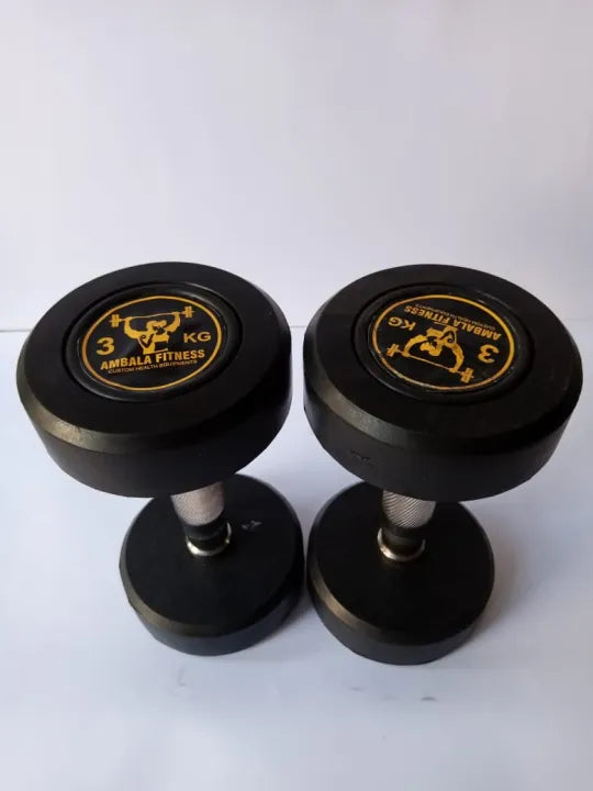 "Rubber dumbell Pair of 5KG"