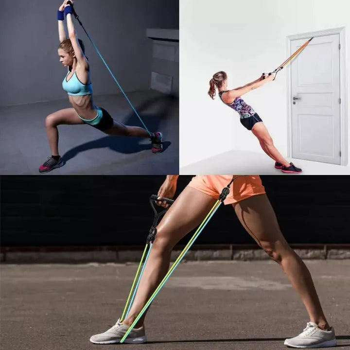 "Resistance Bands with Handles"