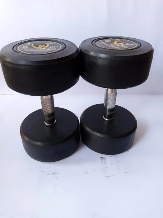 "Rubber dumbell Pair of 5KG"