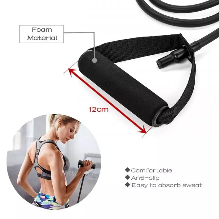 "Resistance Bands with Handles"
