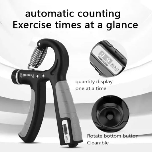 "Adjustable Hand Gripper Automatic Counting"