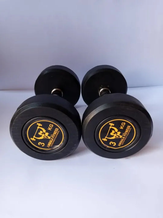 "Rubber dumbell Pair of 5KG"